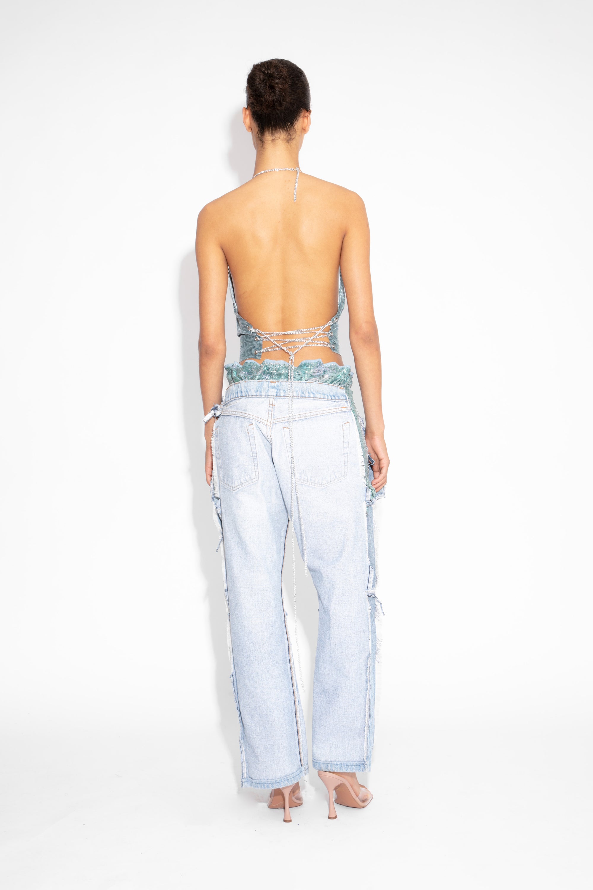 Melrose Vintage Denim Chainmail Jeans